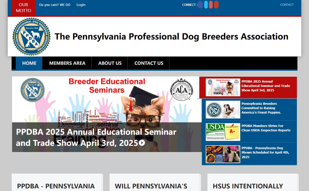 Welcome to The Pennsylvania Professional Dog Breeders