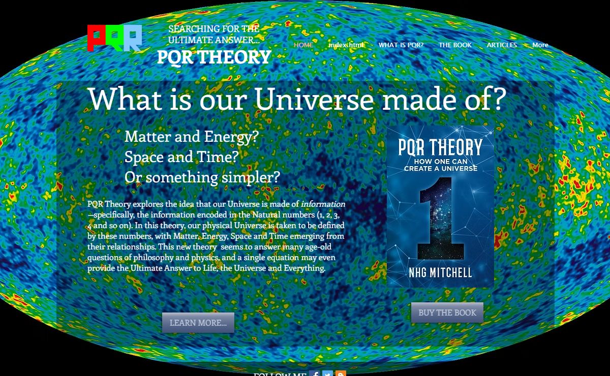 PQR Theory | What is our Universe made of?