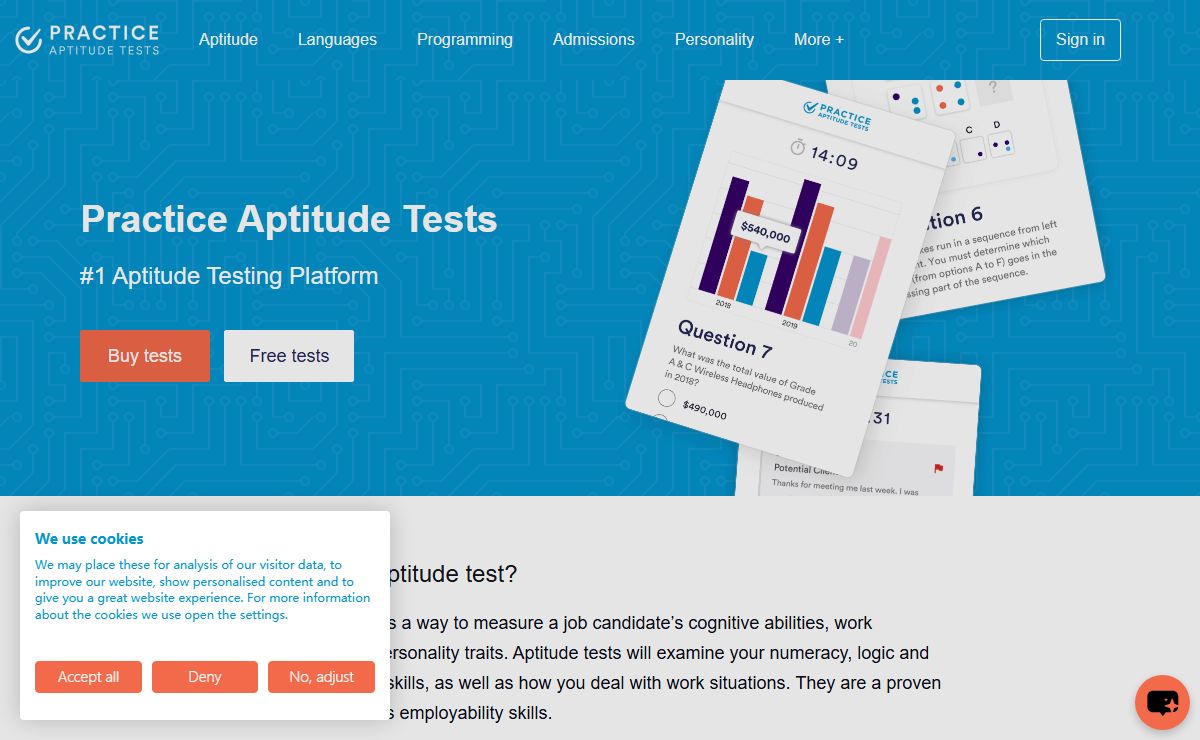 Aptitude Test: 1000s Of Free Practice Aptitude Test Questions
