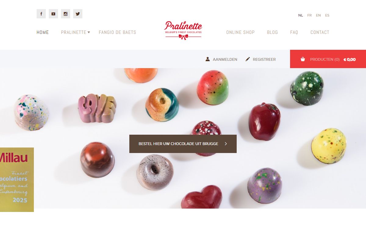 Pralinette | Chocolade Brugge | Bestel uw Belgische chocolade Online I Workshops