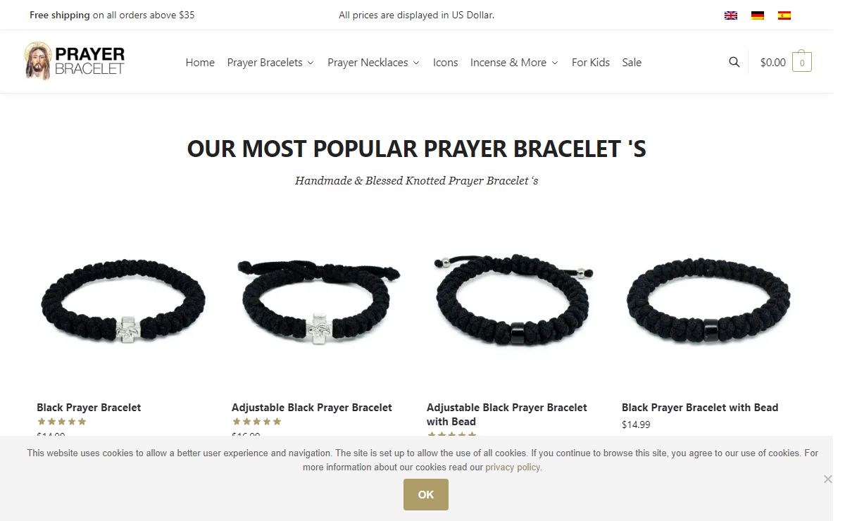 Prayer Bracelet | Blessed Authentic Prayer Bracelets