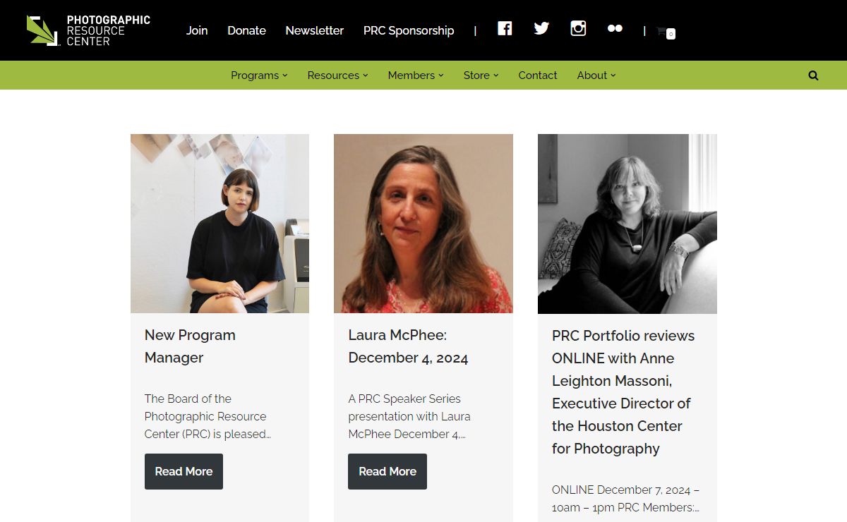 PRC Homepage - Photographic Resource Center