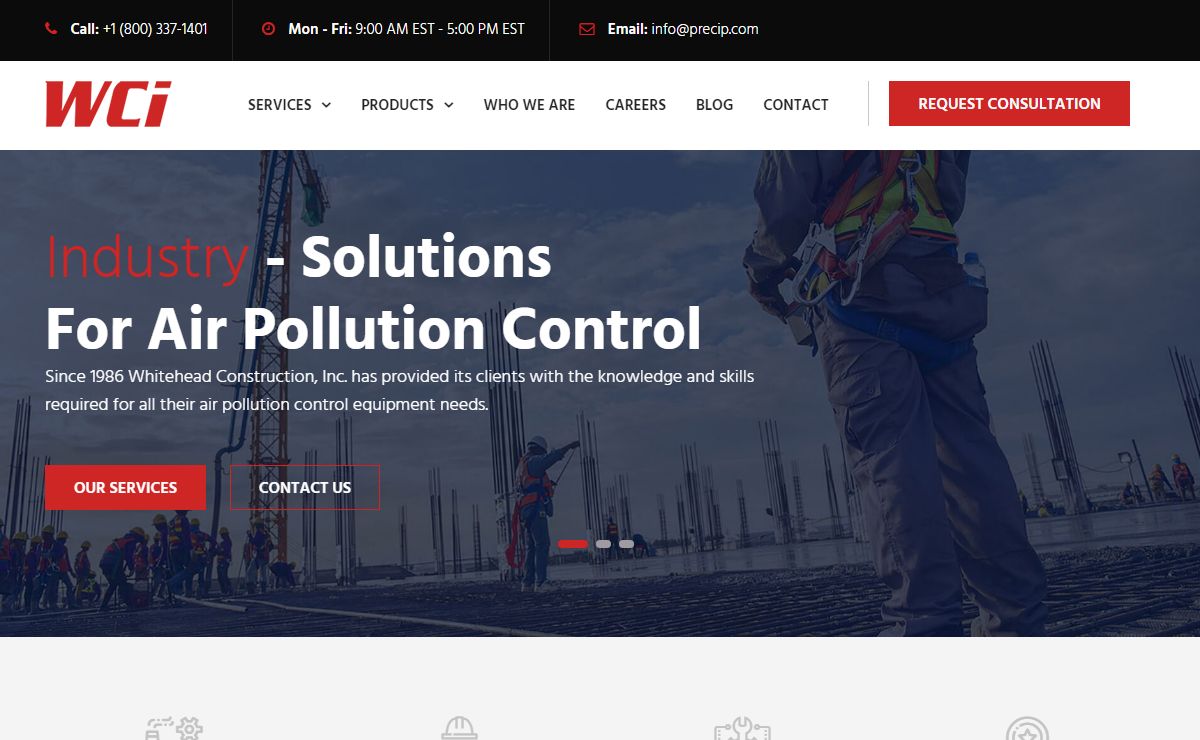 WCI - The Leader in Air Pollution Control Solutions