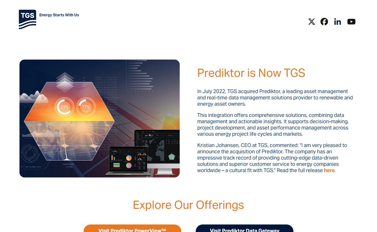 Prediktor is Now TGS