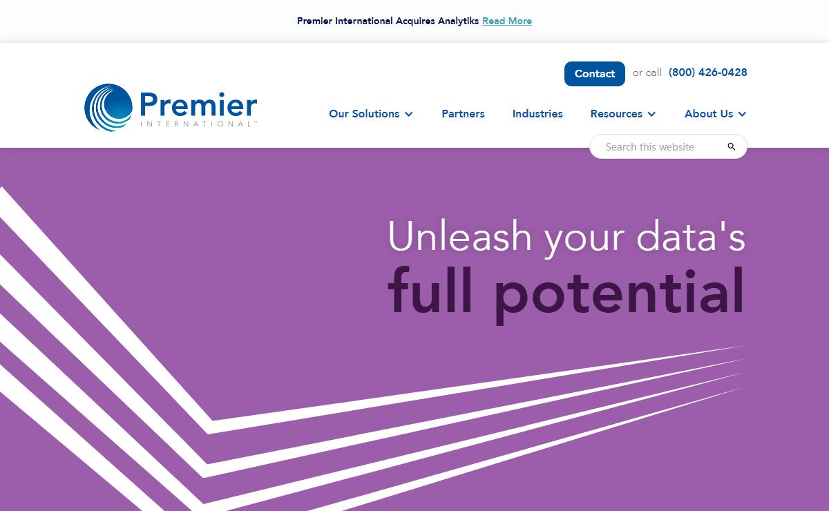 Transform Your Data into Strategic Assets with Premier International