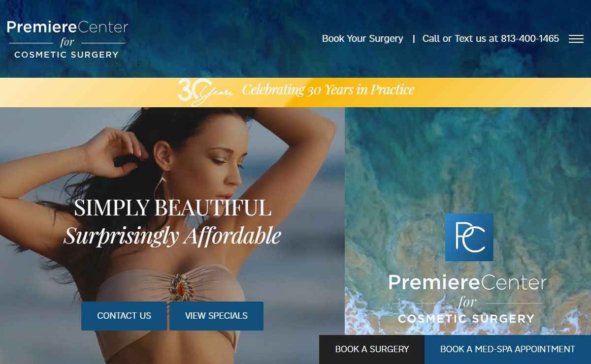 Welcome to Premiere Center - Plastic & Cosmetic Surgery in Tampa, FL