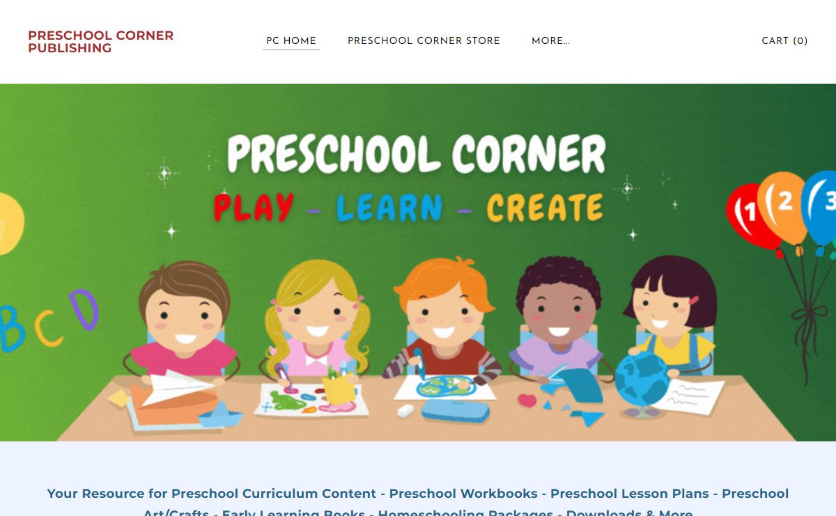 PRESCHOOL CORNER PUBLISHING - Preschool Corner Curriculum