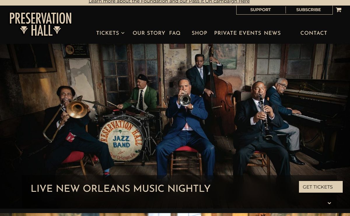 Preservation Hall - Traditional New Orleans Jazz Since 1961