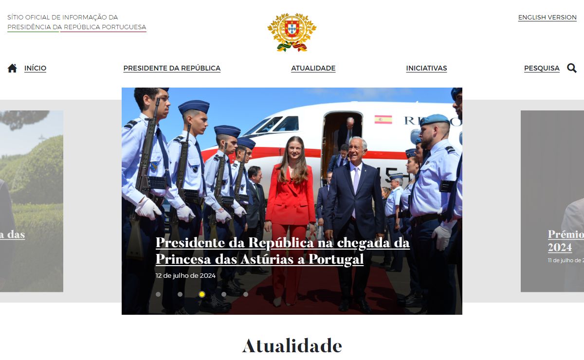 Sítio Oficial de Informação da Presidência da República Portuguesa