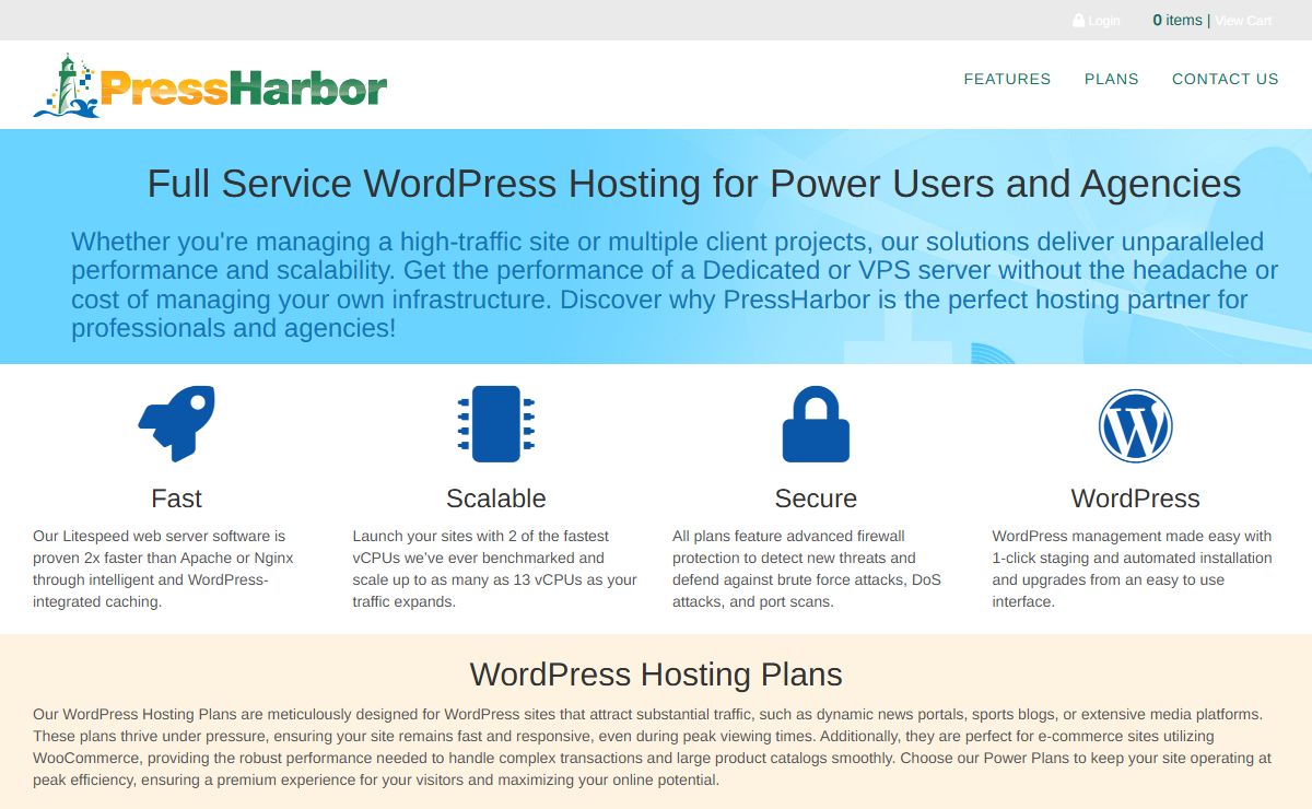 Full Service Managed WordPress Hosting - PressHarbor
