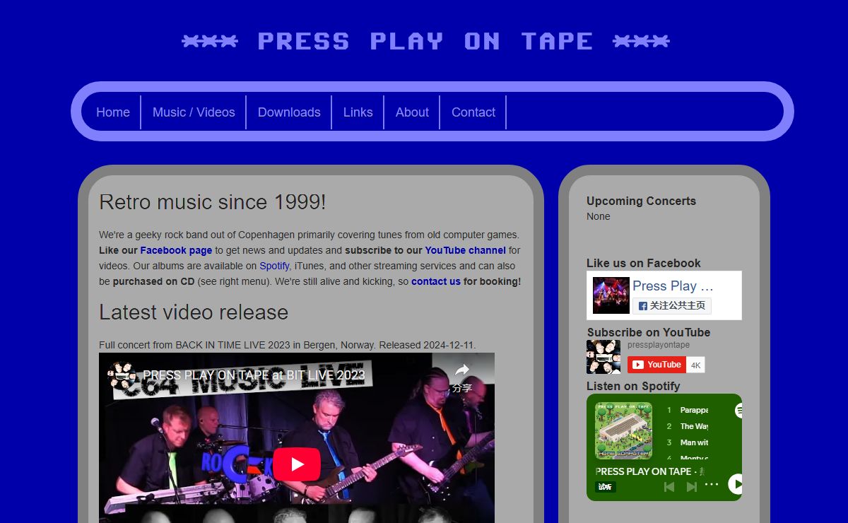 PRESS PLAY ON TAPE < pressplayontape.com