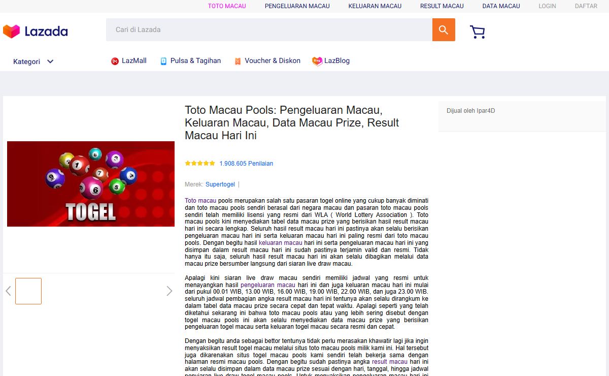 Toto Macau Pools: Pengeluaran Macau, Keluaran Macau, Data Macau Prize, Result Macau Hari Ini
