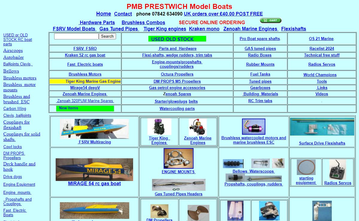Model power boats - rc gas model boats, brushless model boats
