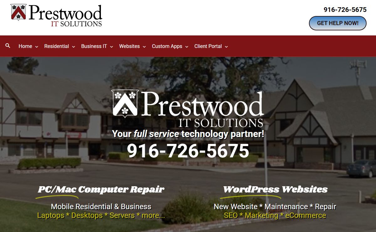 Full-Service IT Solutions and Web Development in Citrus Heights, CA | Prestwood IT