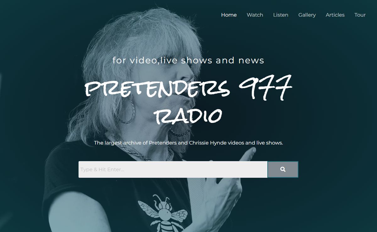 Pretenders & Chrissie Hynde - Pretenders 977 Radio