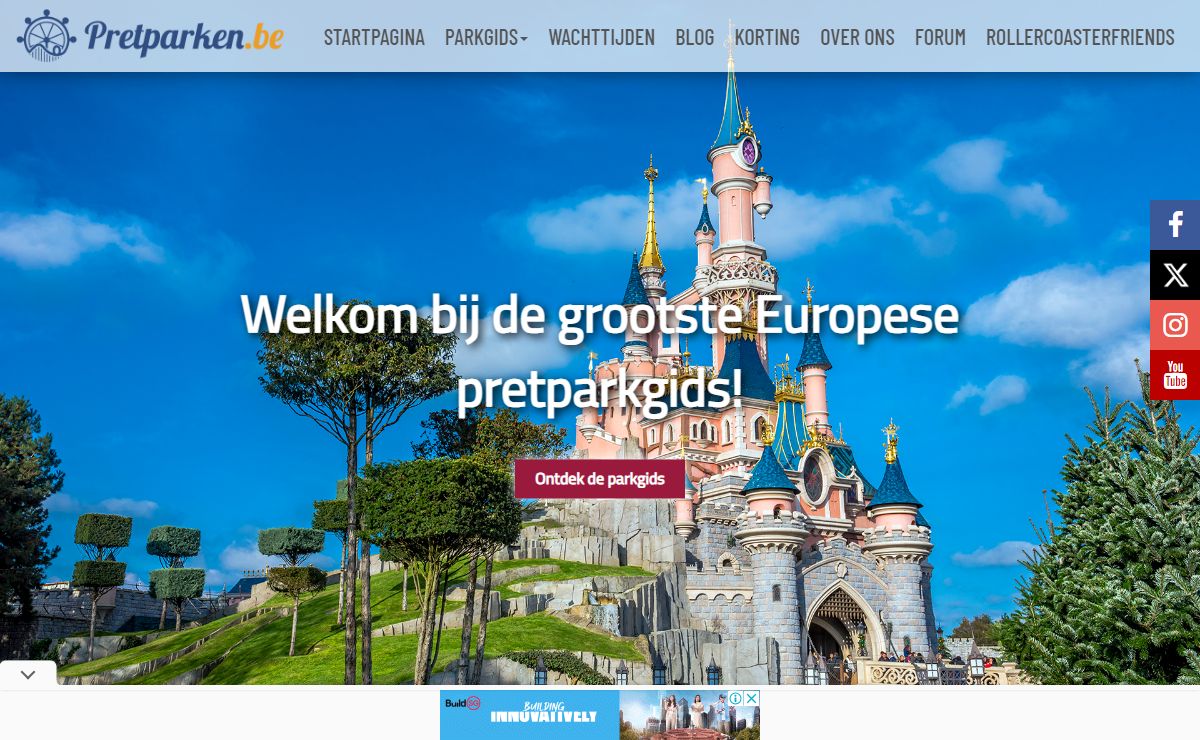 Welkom op Pretparken.be - De ultieme gids over attractieparken in Europa met 115 parken, 5610 attracties online. - Pretparken.be