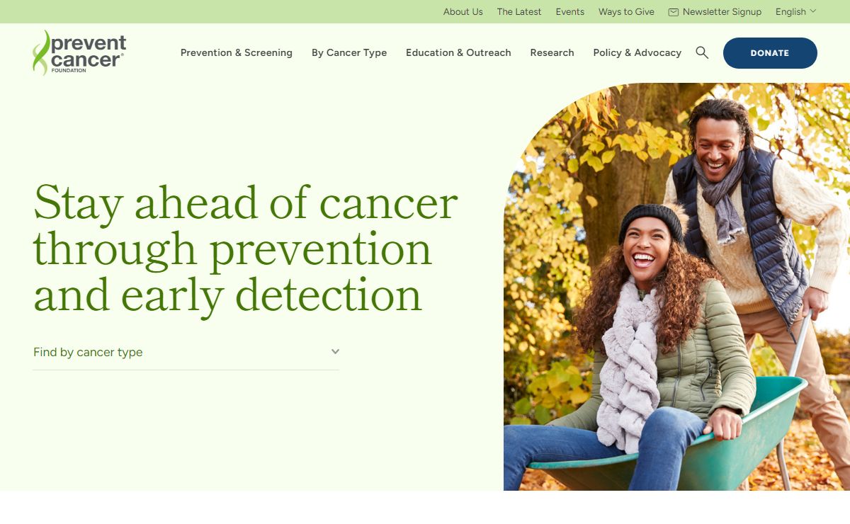 Homepage - Prevent Cancer Foundation