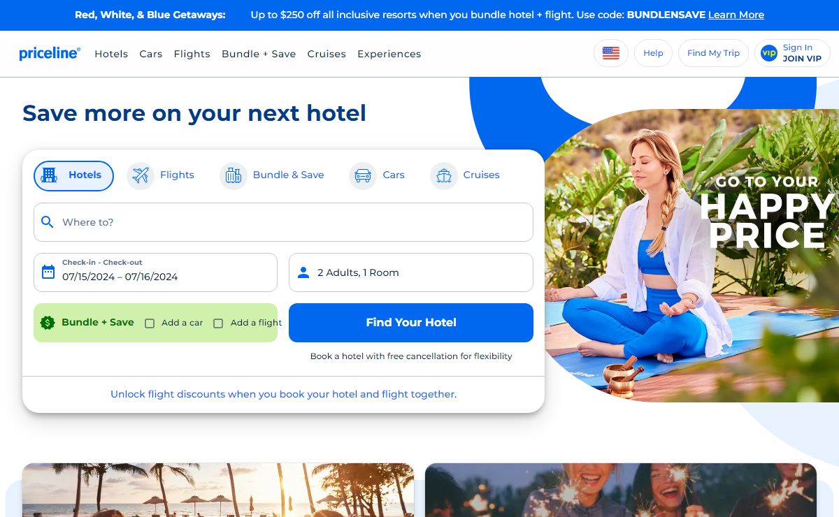 Priceline.com - The Best Deals on Hotels, Flights and Rental Cars.