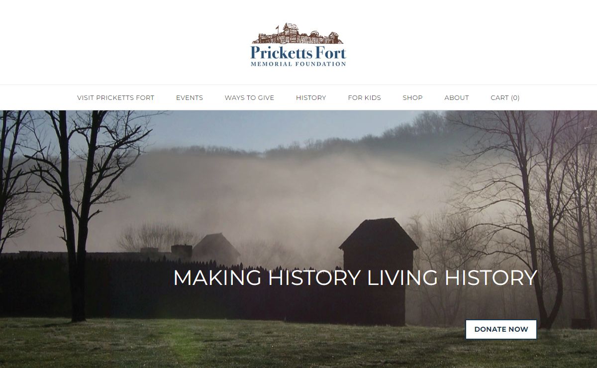 Pricketts Fort Memorial Foundation - Making History Living History