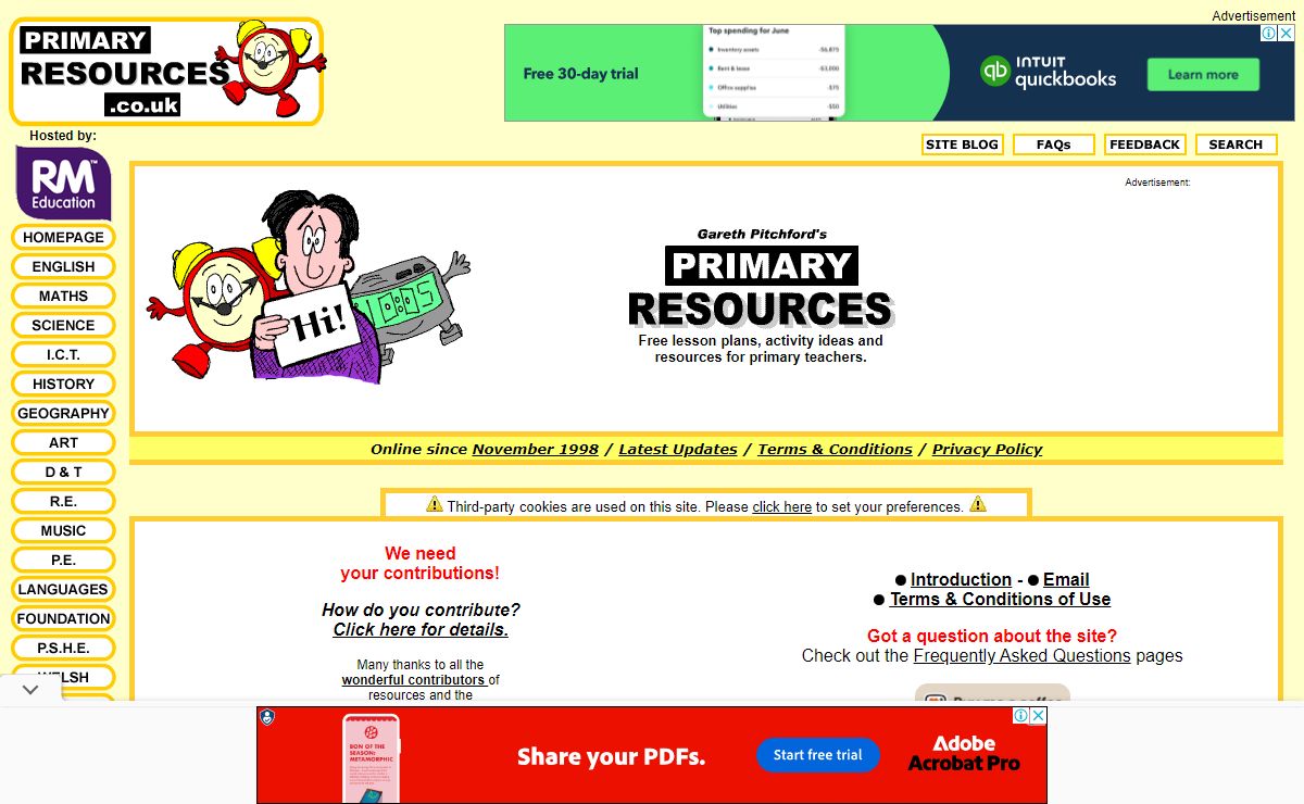 Primary Resources - Free teaching resources, lesson plans, teaching ideas & worksheets for primary and elementary teachers