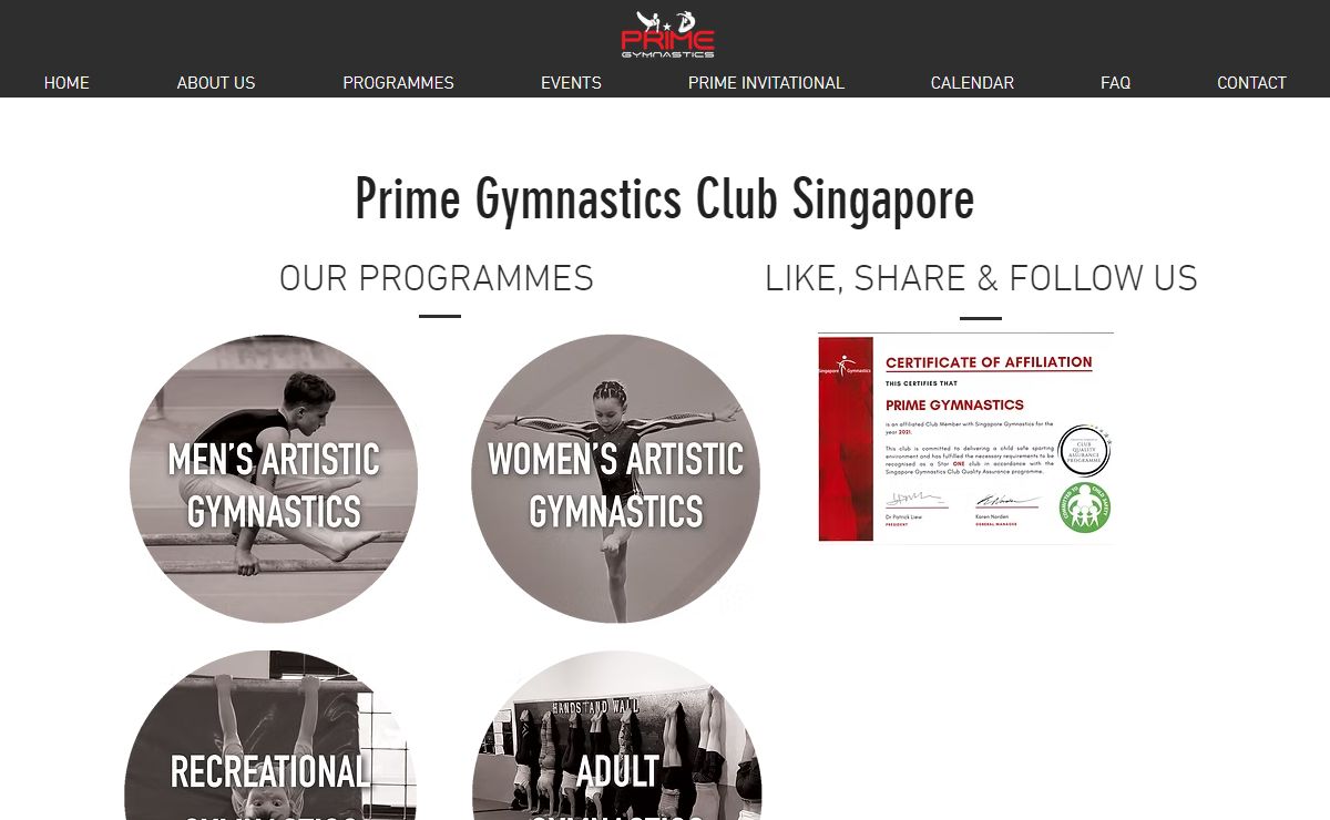 Prime Gymnastics Club Singapore