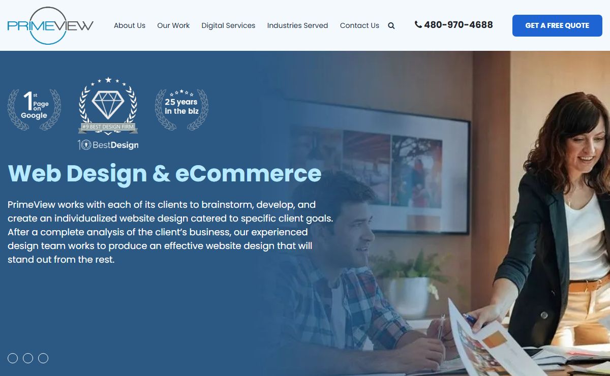 Web Design, eCommerce, and SEO Solutions | PrimeView AZ
