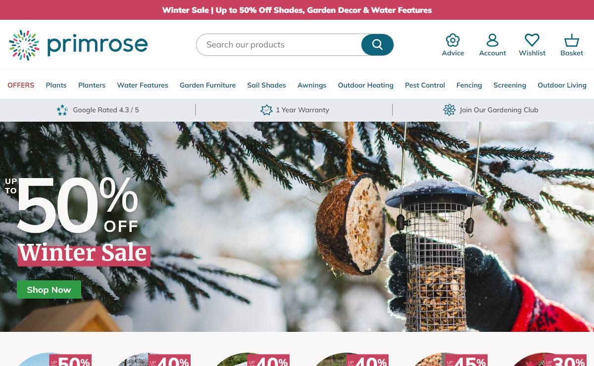 Primrose | The UK's Leading Online Garden Centre
