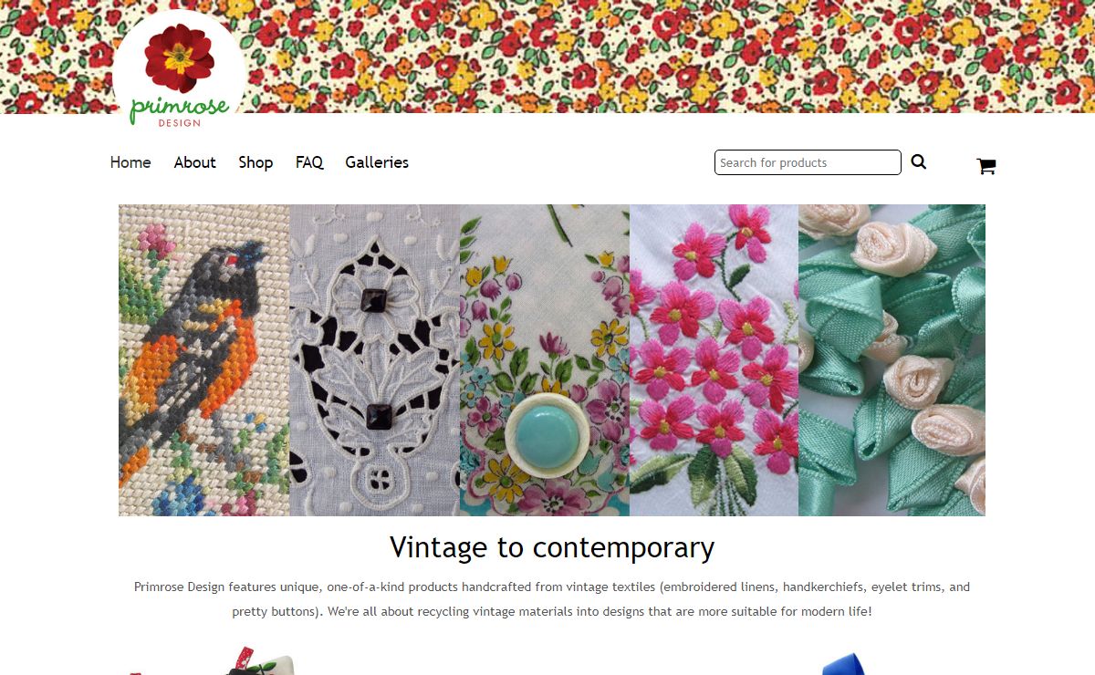 Primrose Design | handcrafted vintage-inspired gifts for you and your home