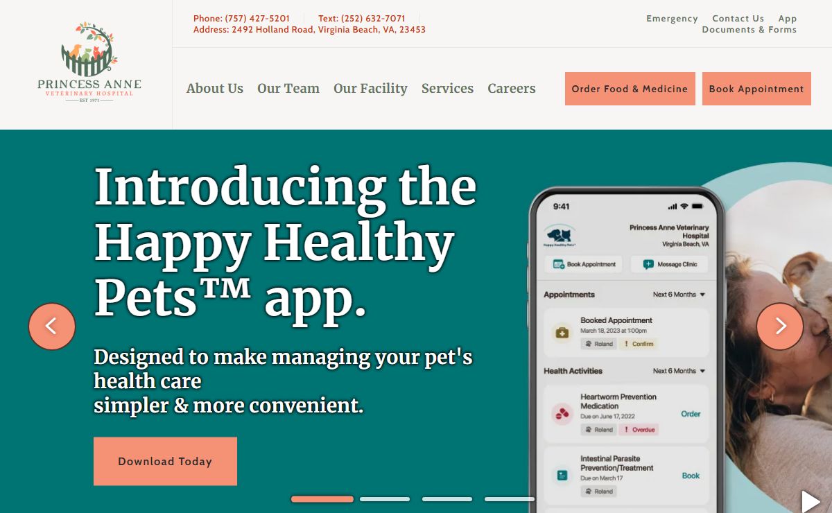 Vet in Virginia Beach | Princess Anne Veterinary Hospital