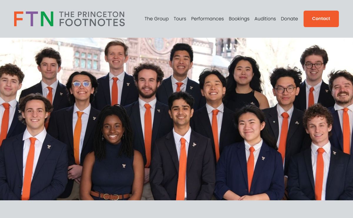 The Footnotes - Princeton A Cappella