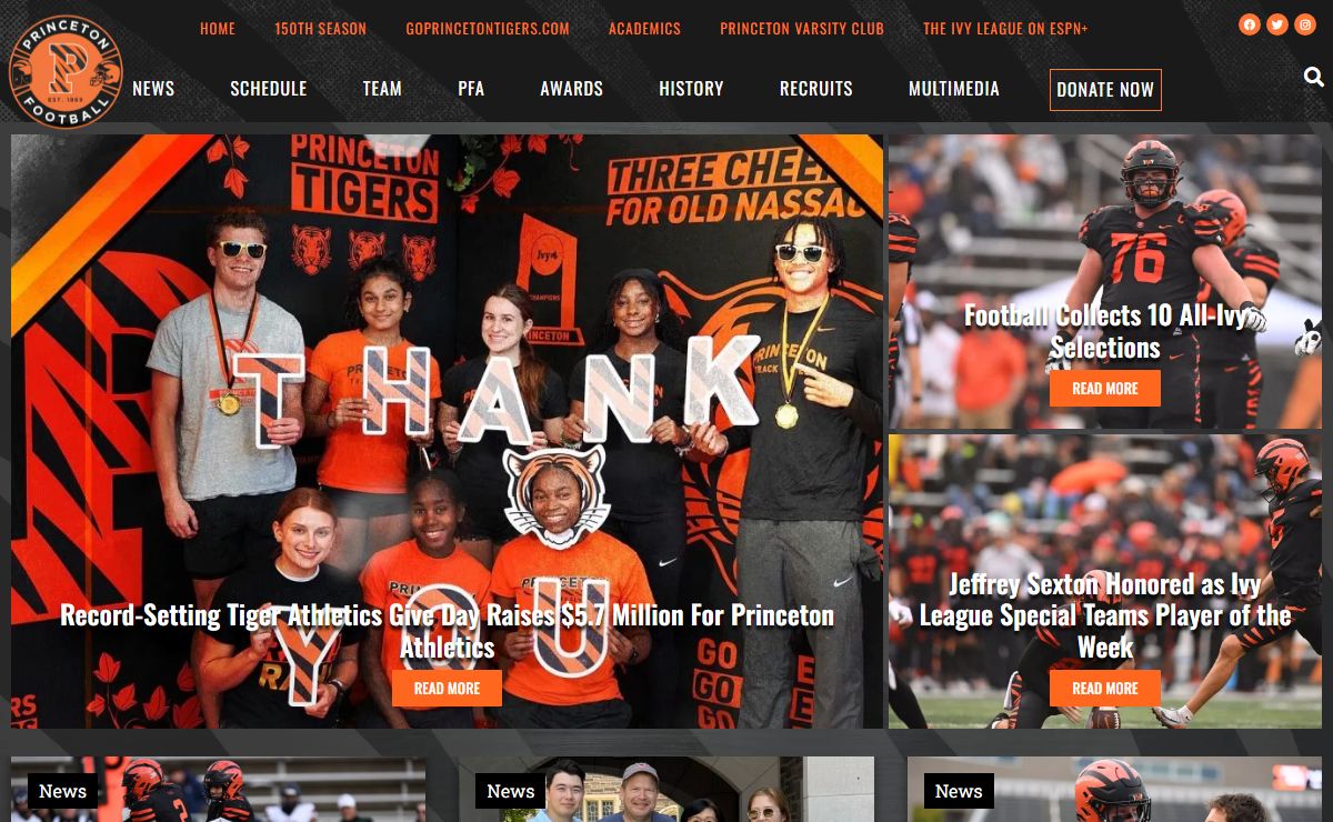 Princeton University Tigers Football