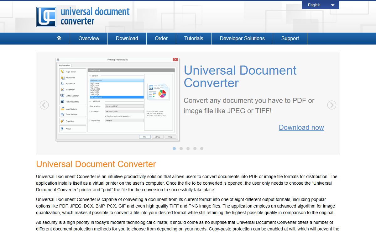 Universal Document Converter - convert to PDF with ease!