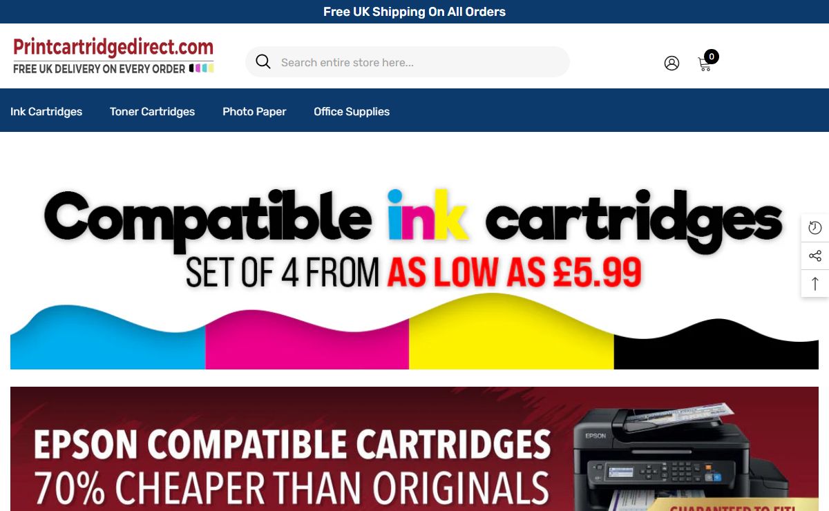 Quality Ink and Toner Cartridges Same Day Dispatch Free UK Delivery – PrintCartridgeDirect