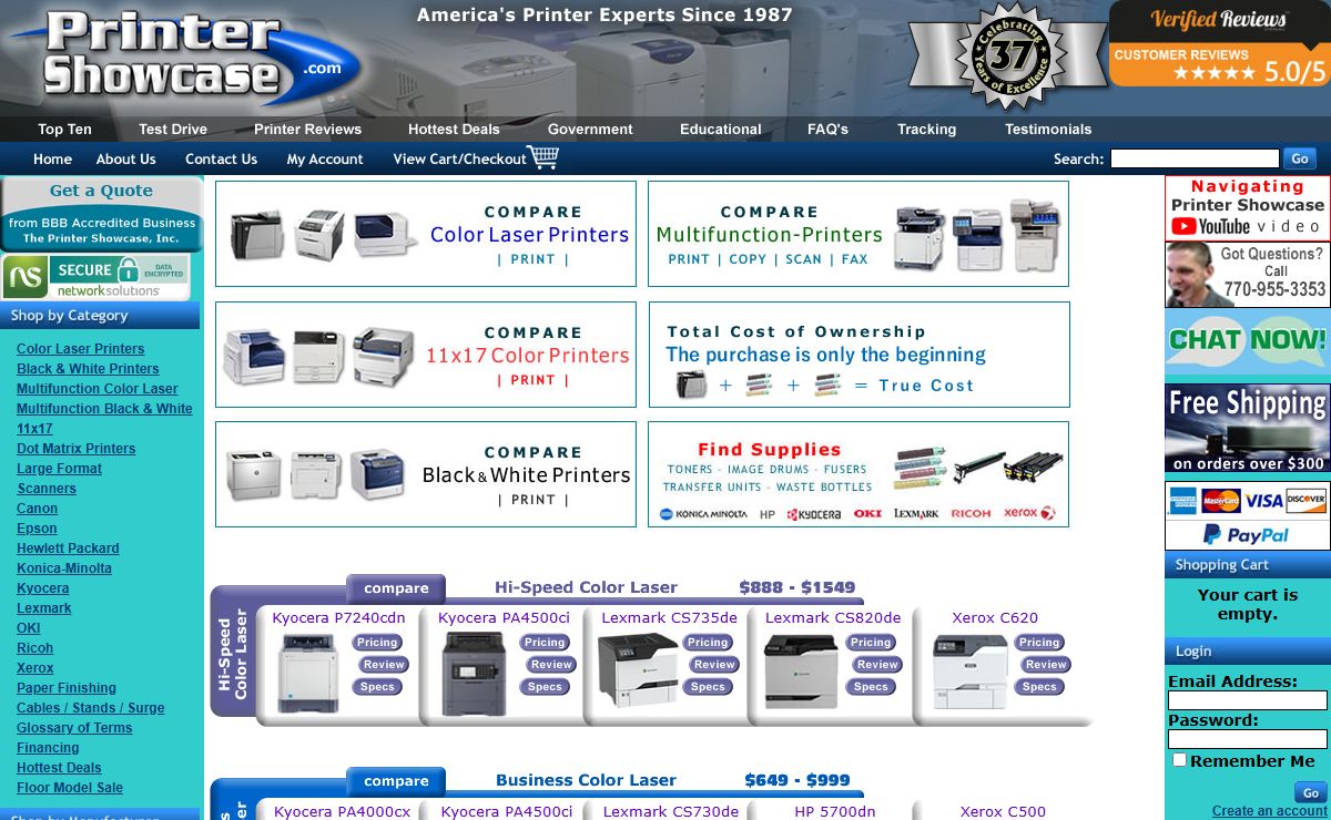 Color Laser Printer Comparison Color Laser Printers Color Laser Comparison