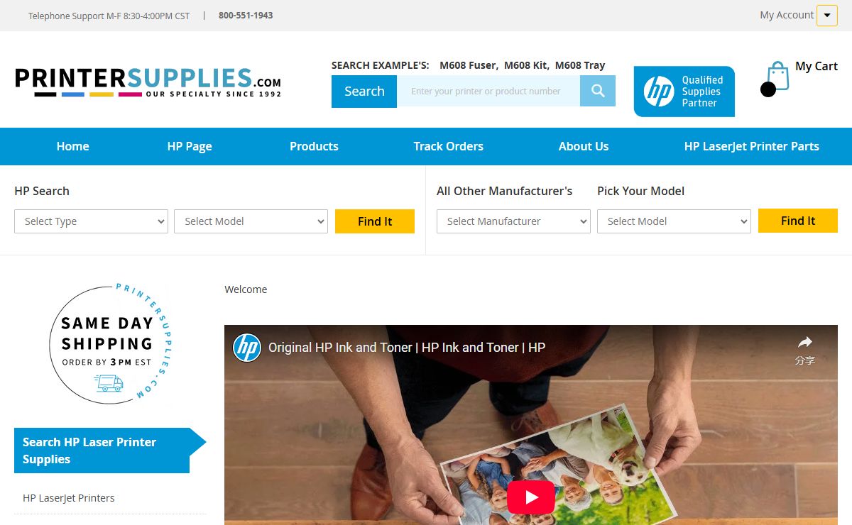 PrinterSupplies.com since 1990