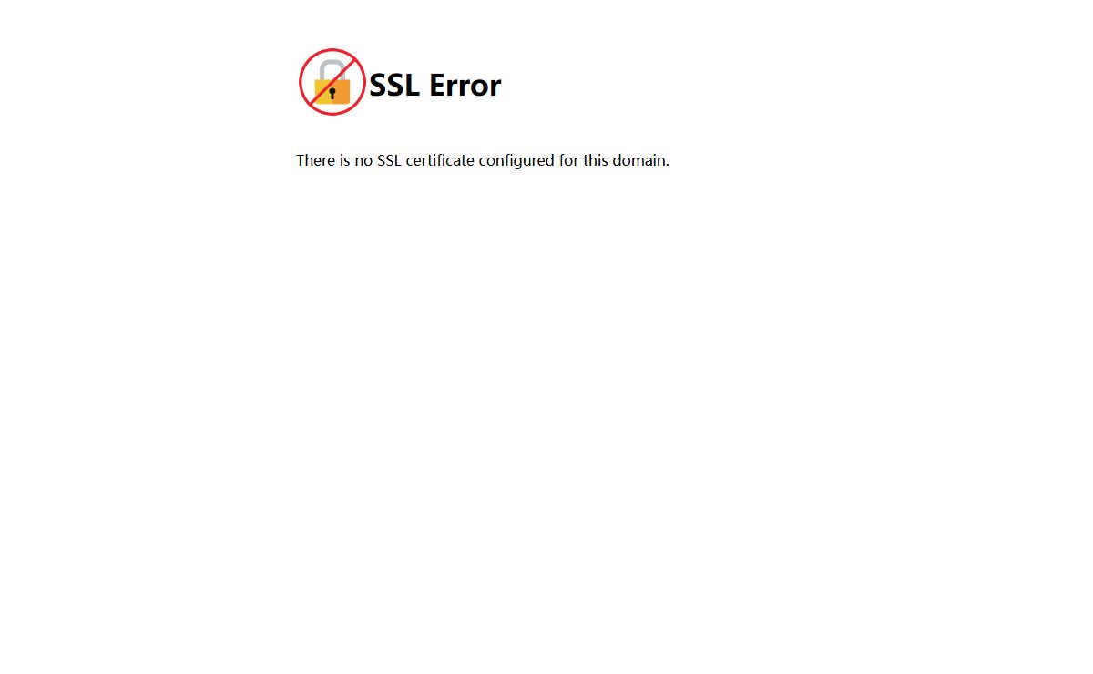 SSL Error
