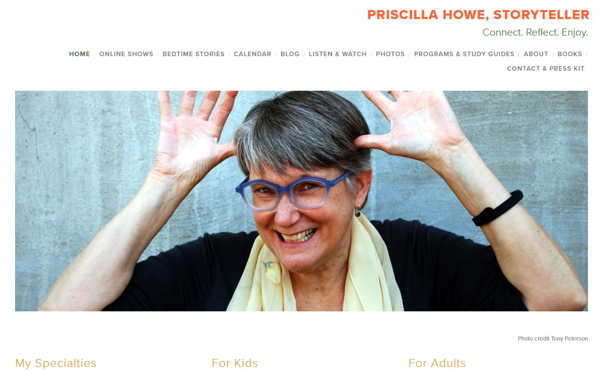 Priscilla Howe, Storyteller