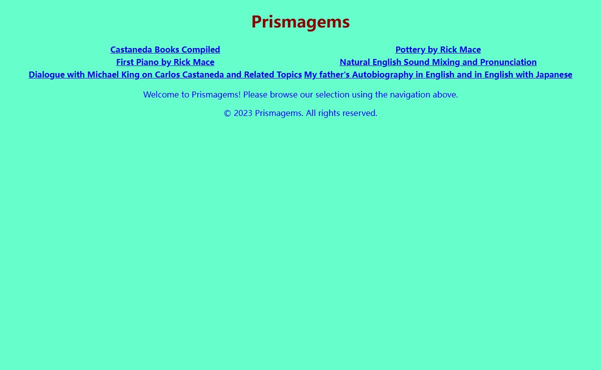 Prismagems - Projects from Rick Mace