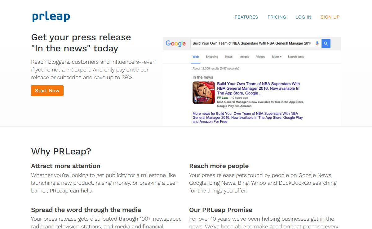 Press Release Distribution | PRLeap