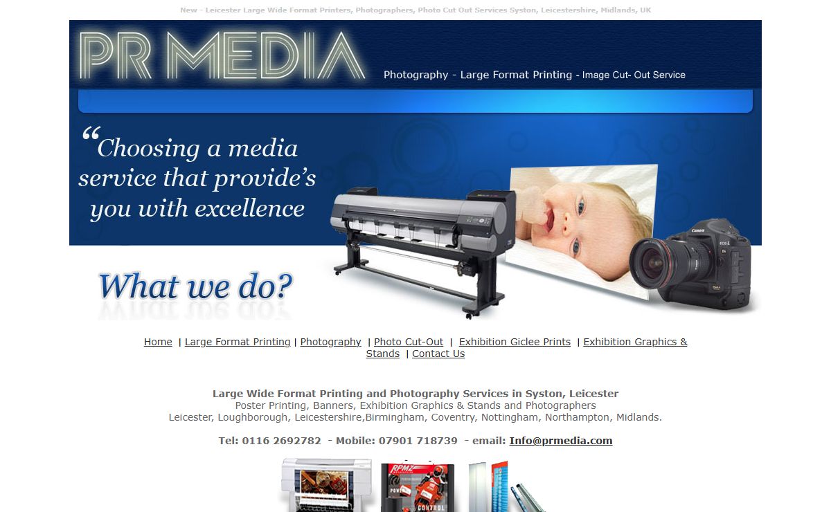 Leicester Large Format Printers, Photography and Photo Cut Out Service