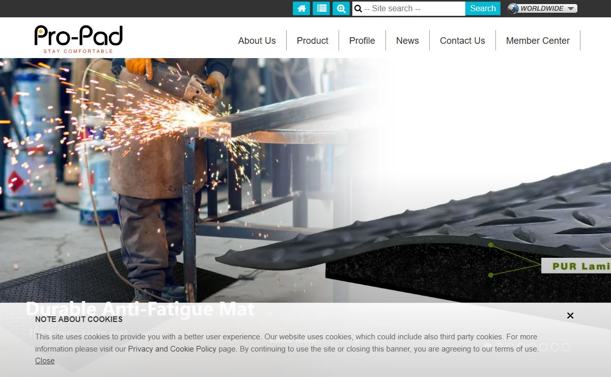 Pro-Pad: Leading Manufacturer of Exercise Mats and Anti-Fatigue Mats
