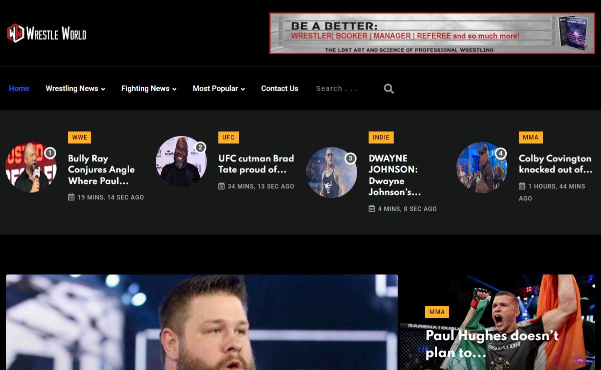 Wrestle World - Wrestling and Fighting News