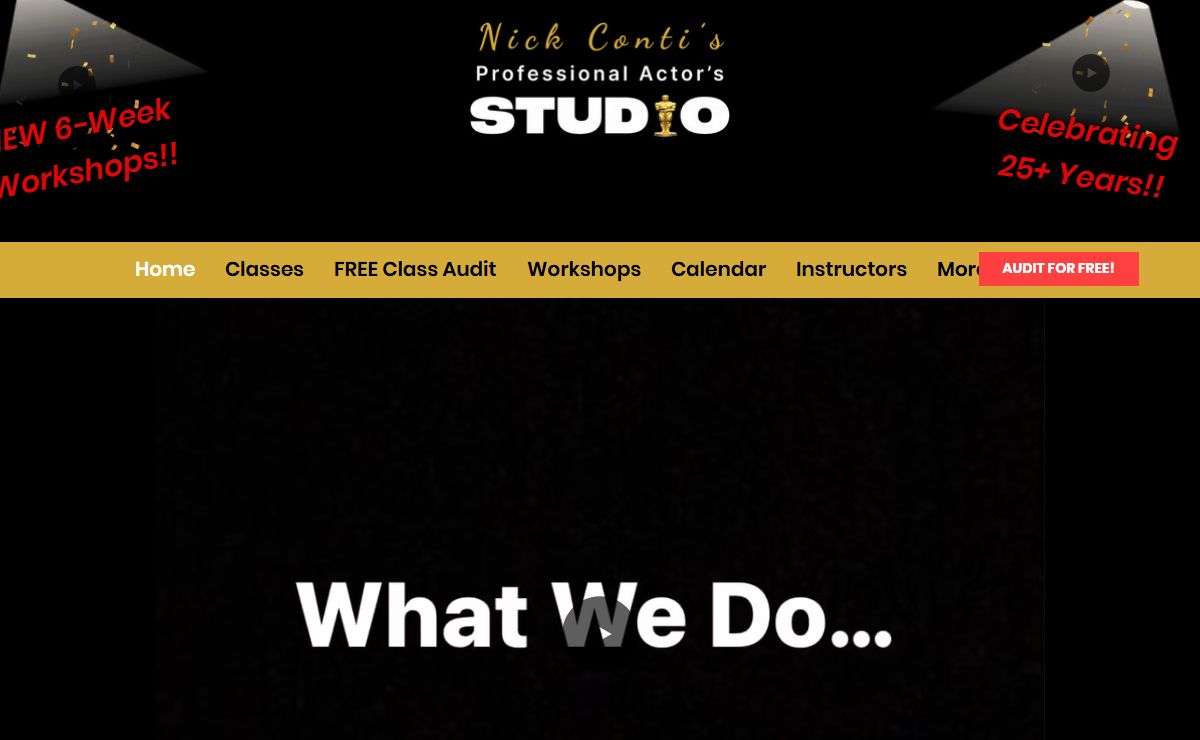 Nick Conti's Professional Actors Studio | Atlanta Acting Classes