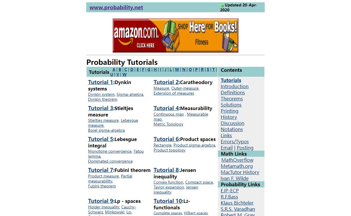 Probability Tutorials