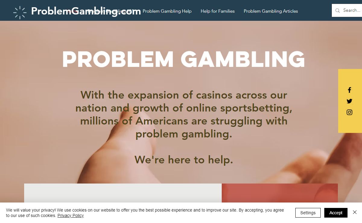 ProblemGambling.com - Learn about problem gambling and get help now!
