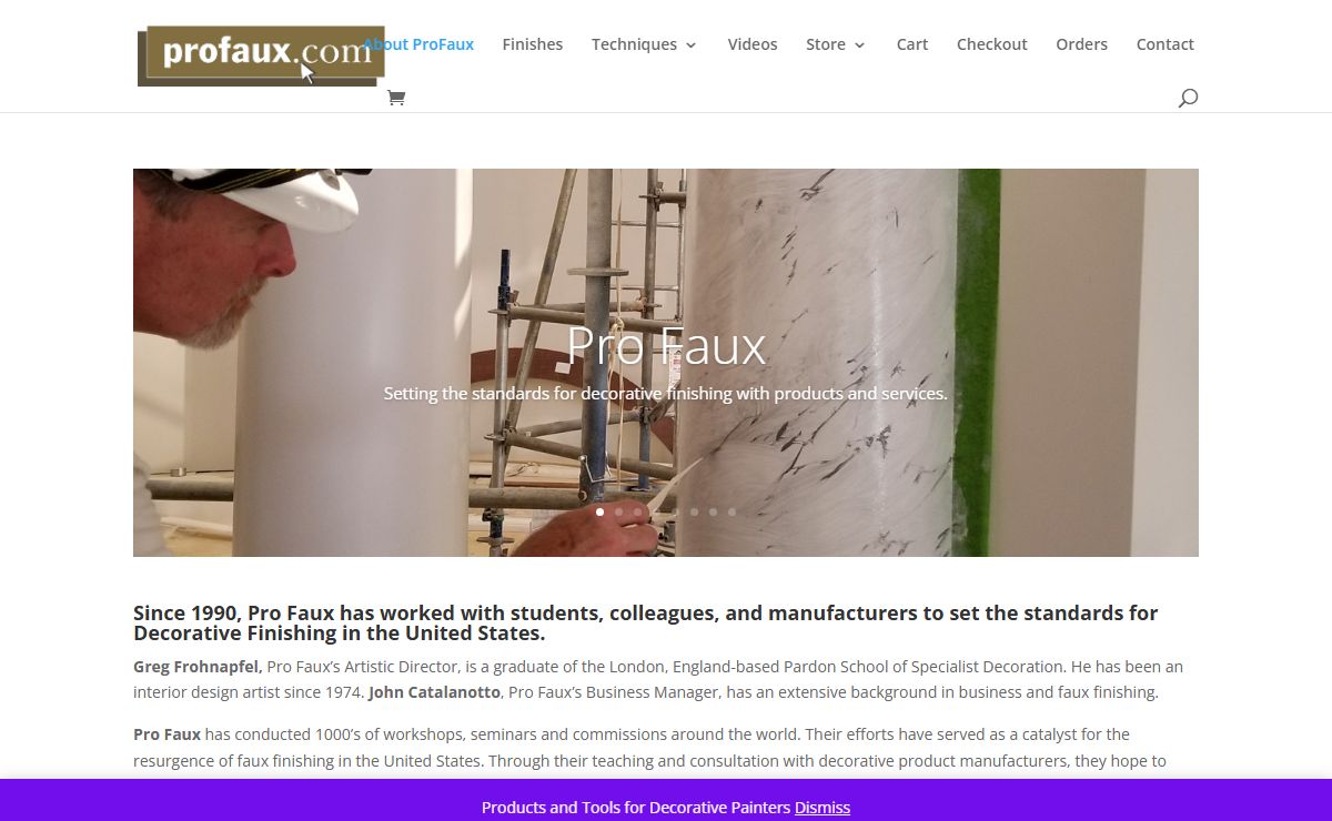 ProFaux - Products and Services for the Decorative Arts |