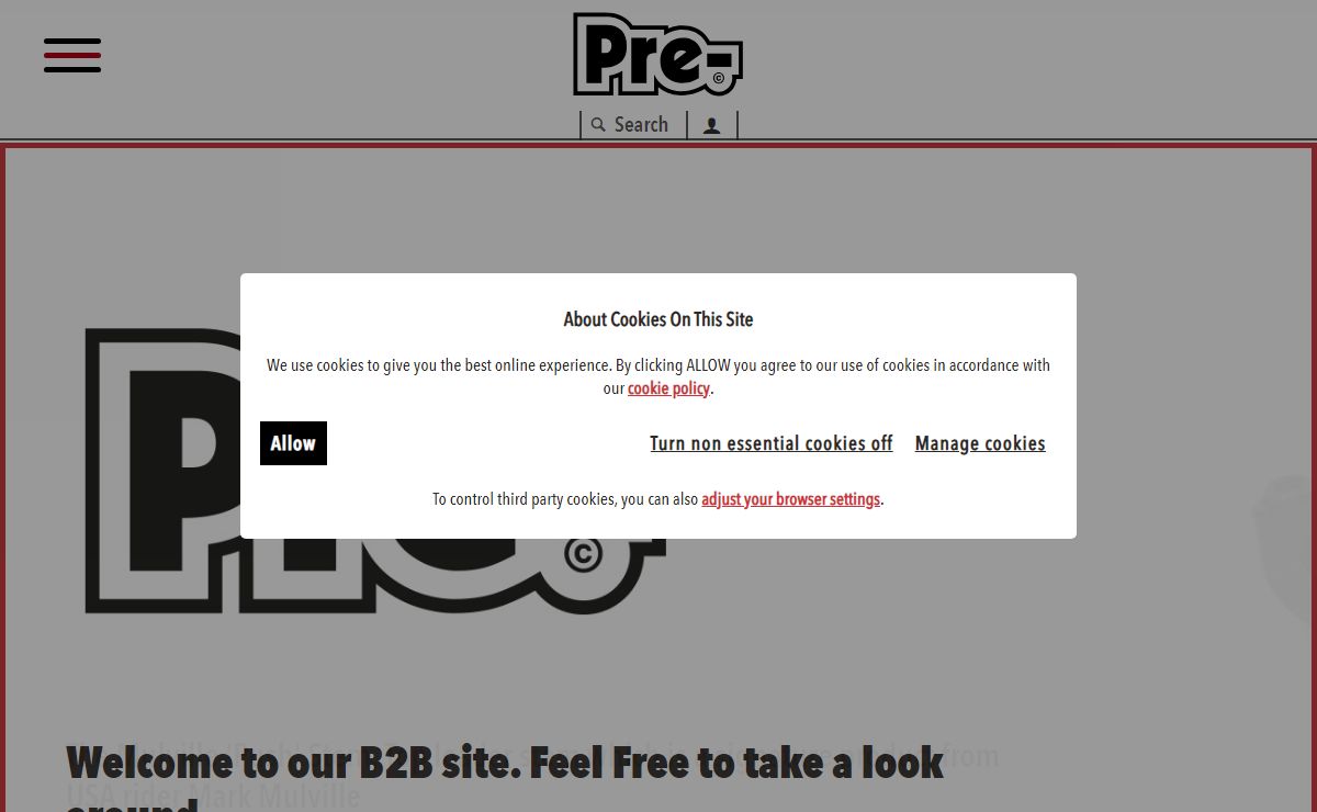 Pre- | BMX Distributors | Online Trade Shop