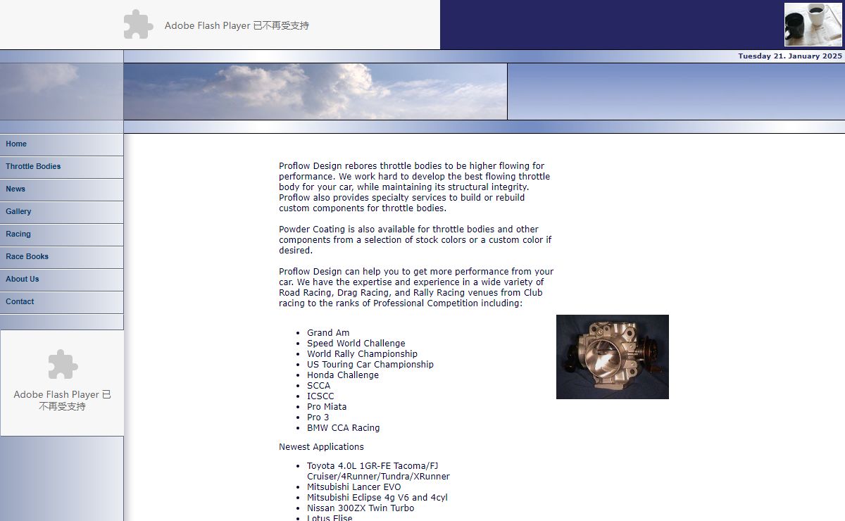 proflowdesign.com high performance throttle bodies