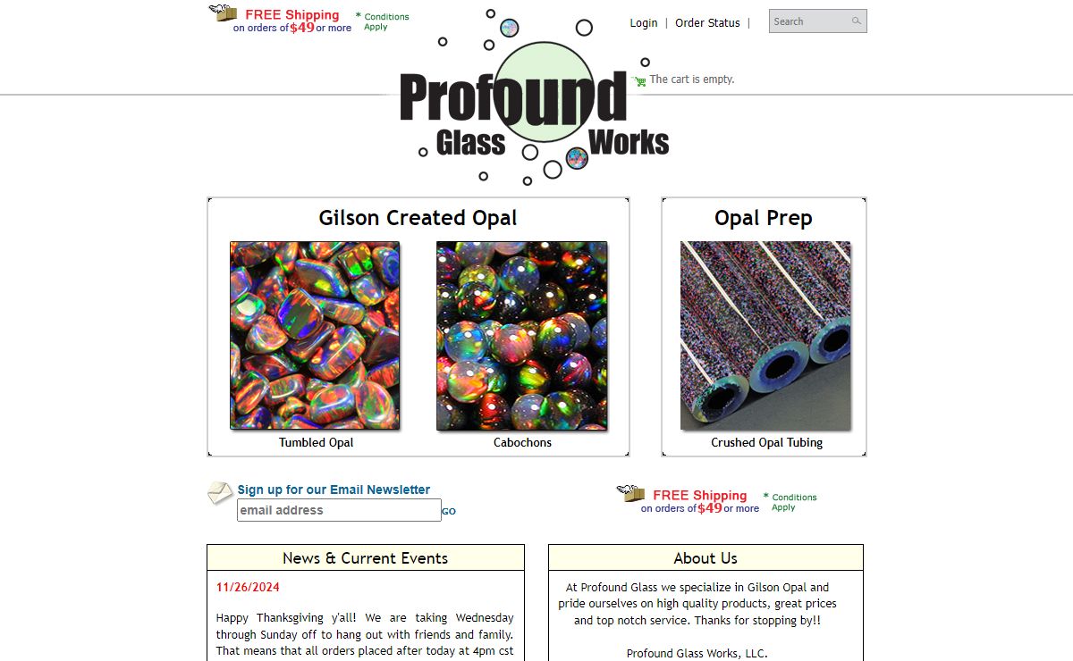 Profound Glass - Gilson Created Opal - Profound Glass