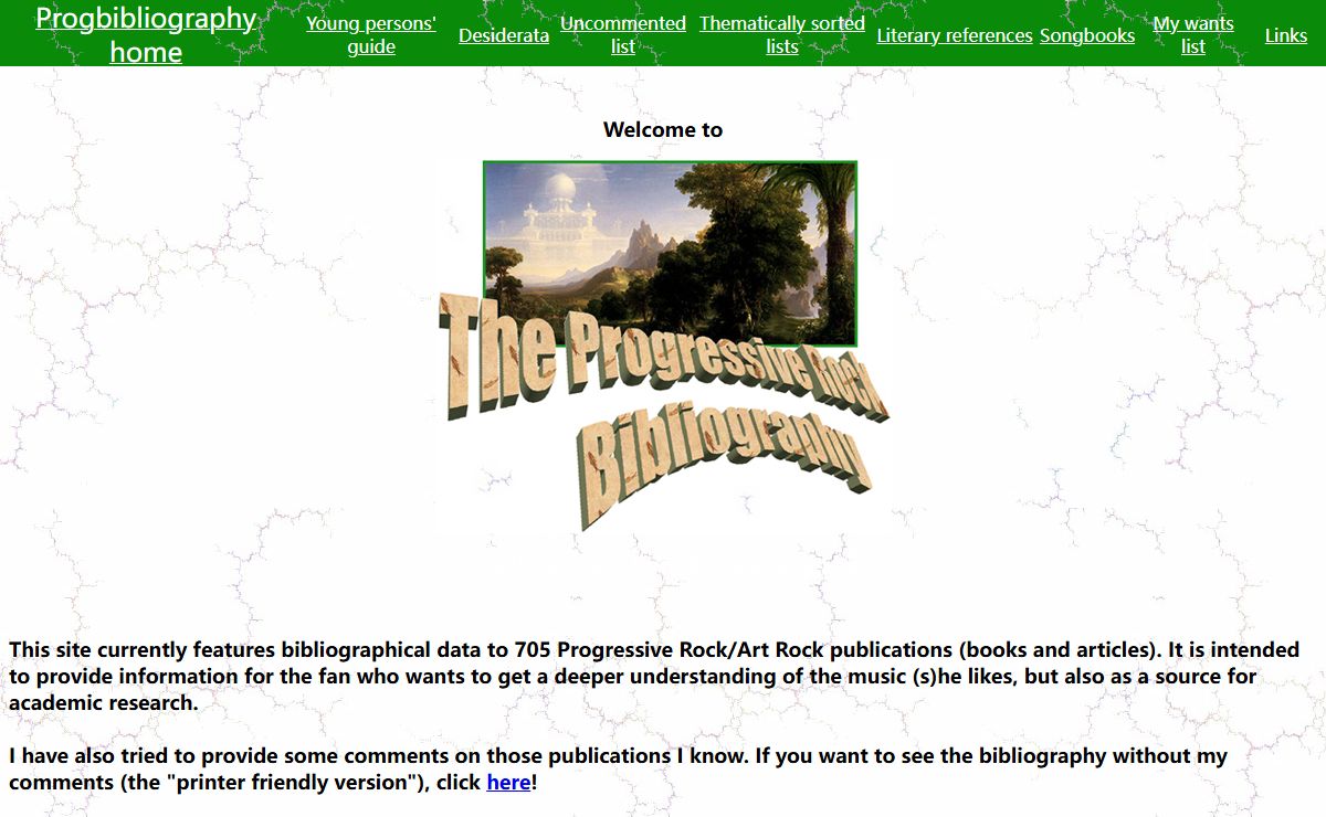 progbibliography.de